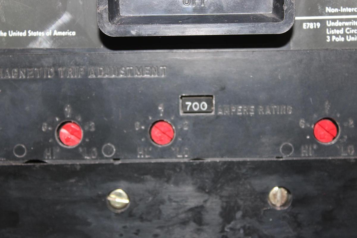 Used EATON CIRCUIT BREAKER FS360015A 15 AMP 600 VAC 3-POLE