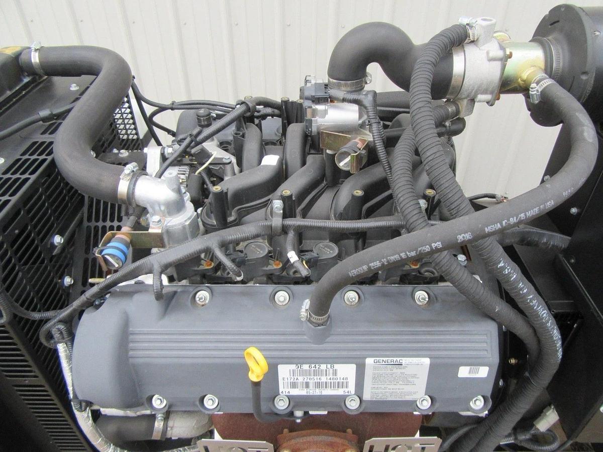 Used 35 KW GENERATOR GENERAC NATURAL GAS LP PROPANE 120/240 VOLT 1 PH 30 KW 40KW 2016