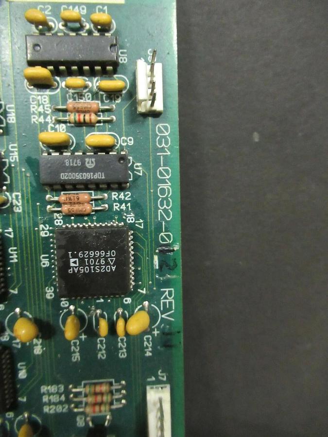Used YORK JOHNSON CONTROLS FILTER LOGIC CIRCUIT BOARD 031-01632-012 REV N 031-01632
