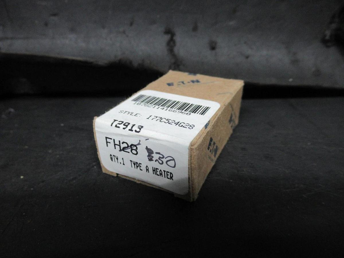 Used NEW SURPLUS CUTLER HAMMER TYPE A HEATER 177C524G28 FH30 **WARRANTY INCLUDED**