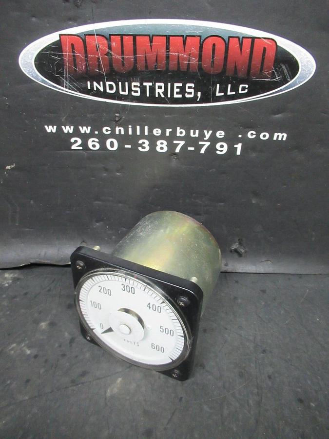 Used BROWNWELL EXIDE AC VOLT METER 136-102-010 0-600 VAC CONTROL: 150 VAC *WARRANTY*