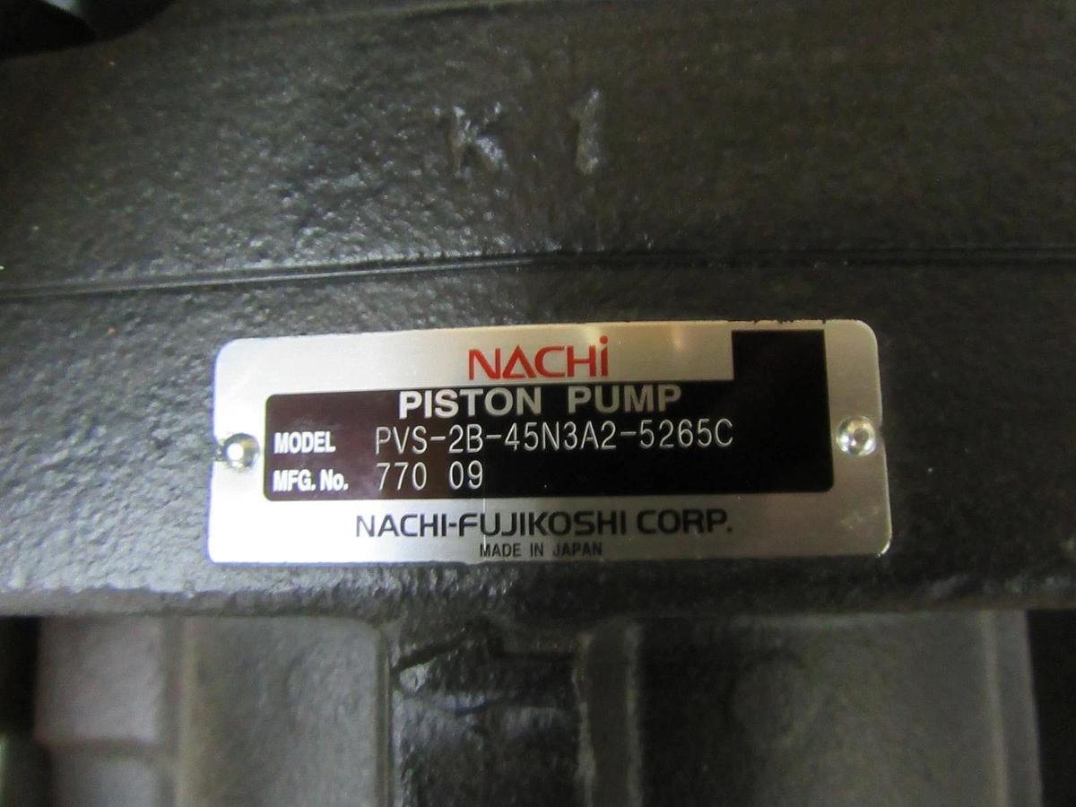 Used SANMOTION SERVO VARIABLE NACHI HYDRAULIC POWER UNIT PVS-2B PUMP 7.5 HP (5.5 KW)