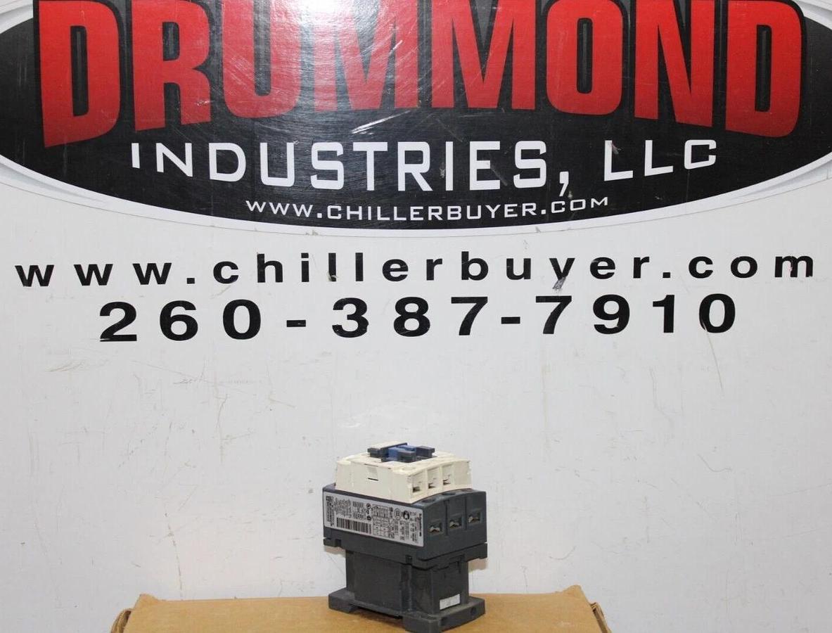 Used SCHNEIDER CONTACTOR LC1D12 25 AMP 600 VAC 3-POLE 3-PHASE 7.5 KW COIL: 24V
