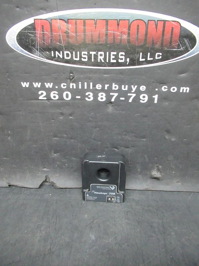 Used VERIS HAWKEYE 708 ADJUSTABLE DIGITAL CURRENT SENSOR 135 AMP **WARRANTY**