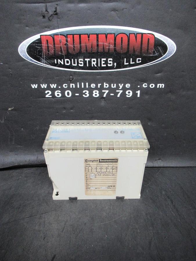 Used CROMPTON POWER TRANSDUCER 256-TWNU 120 VOLT 3.7 AMP 60 HZ **WARRANTY INCLUDED**