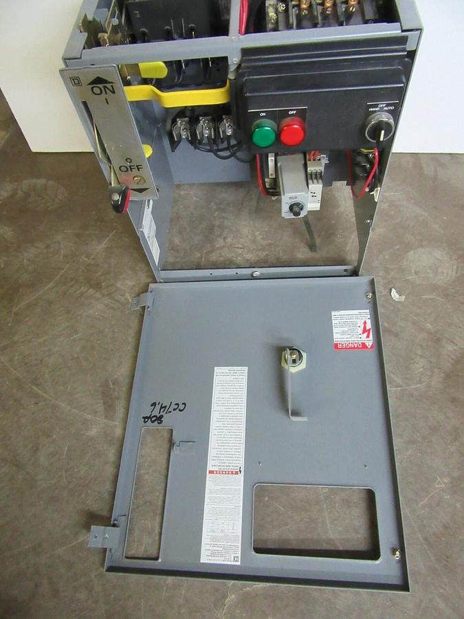 Used SQUARE D MODEL 5 18" NEMA SIZE 2 MCC BUCKET HU100-3CM5 W/ 8536SD01 **WARRANTY**