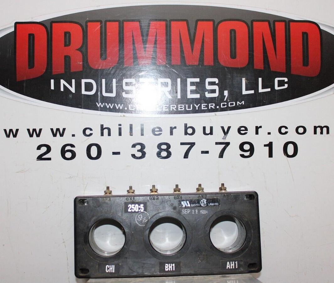 Used WESTINGHOUSE CURRENT TRANSFORMER 2092A37H04 250:5 50-400 HZ 600 VOLT *WARRANTY*