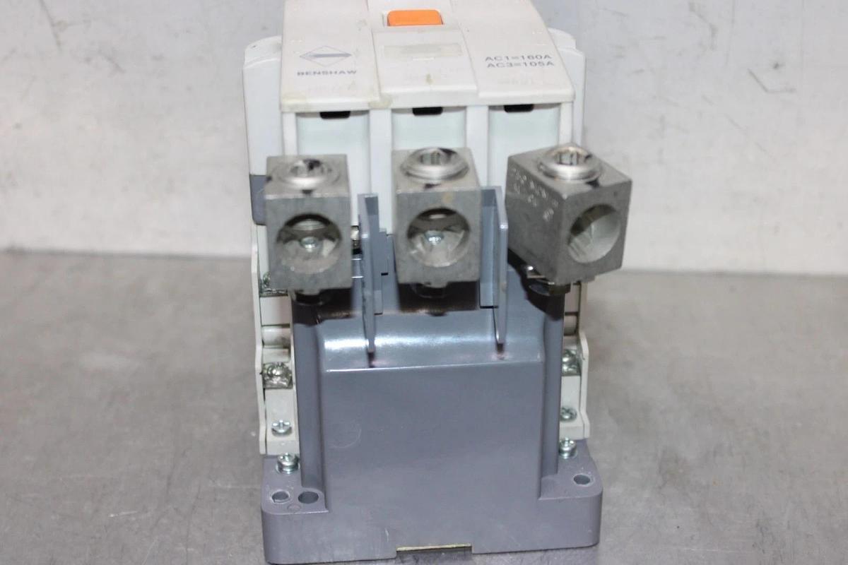 Used BENSHAW MAGNETIC CONTACTOR RSC-100 160 AMP 600 VOLT 3-POLE COIL: 100-240 VOLT
