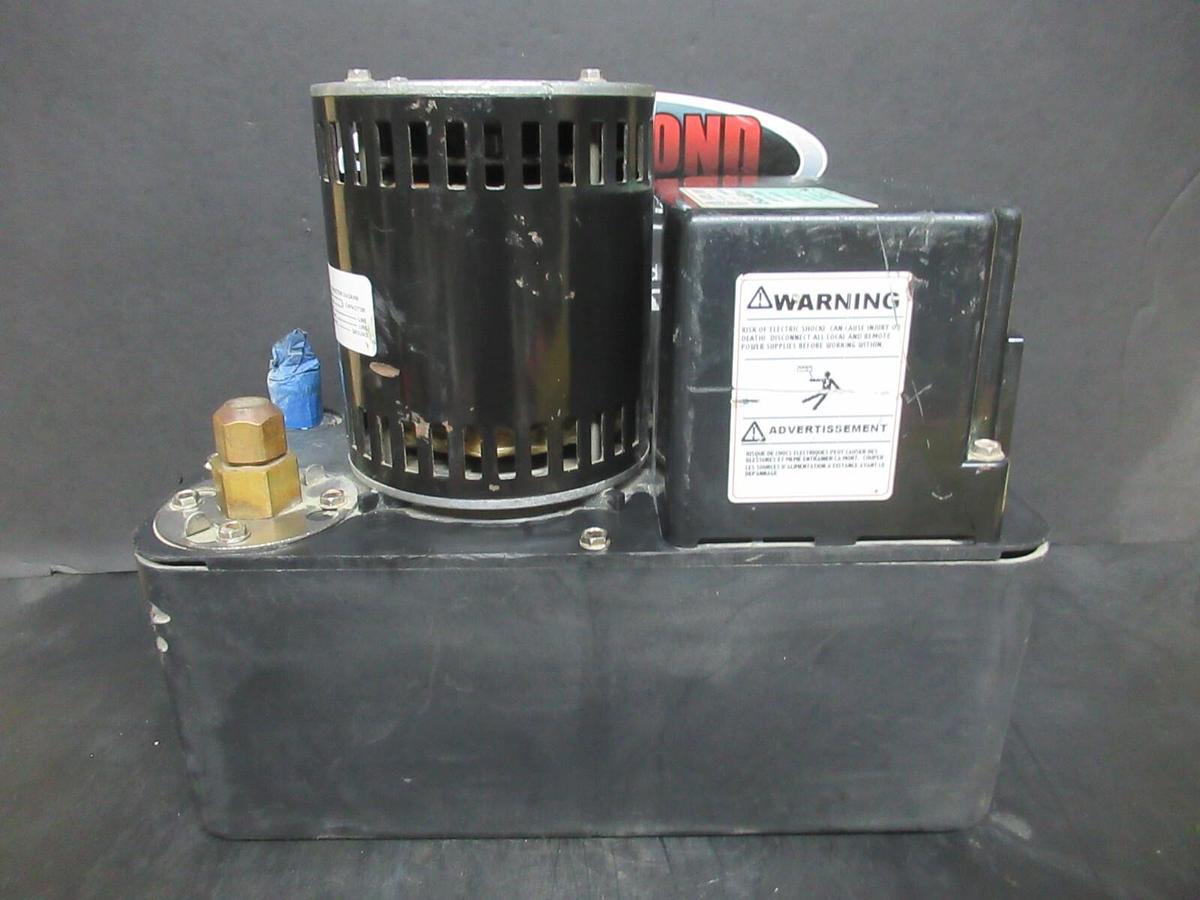 Used HARTELL PUMPS CONDENSATE PUMP A5-2LI-460 REV. G W/ FASCO MOTOR 7183-0392 460V