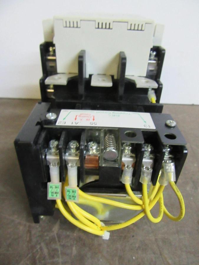 MITSUBISHI CONTACTOR SL-N8OUR 600 VAC 100 AMP 50 AMP 3-PHASE COIL: 240 VAC