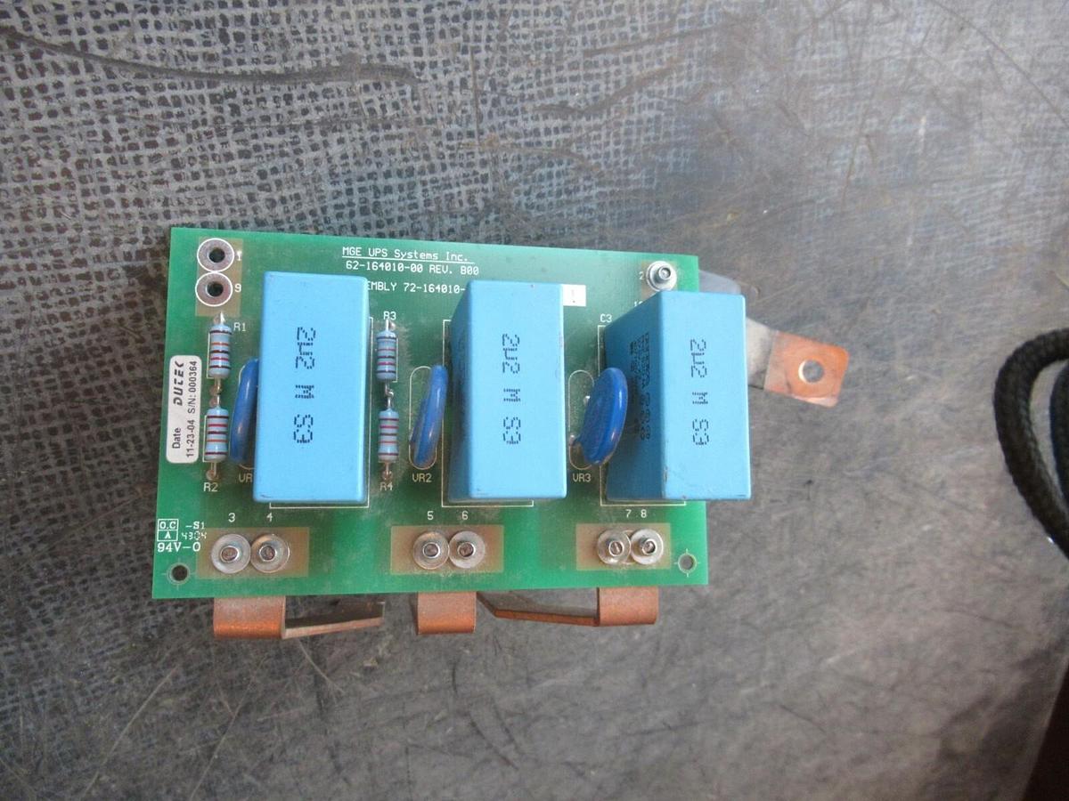 Used MGE UPS CIRCUIT BOARD 62-164010-00 REV B00 **WARRANTY INCLUDED**
