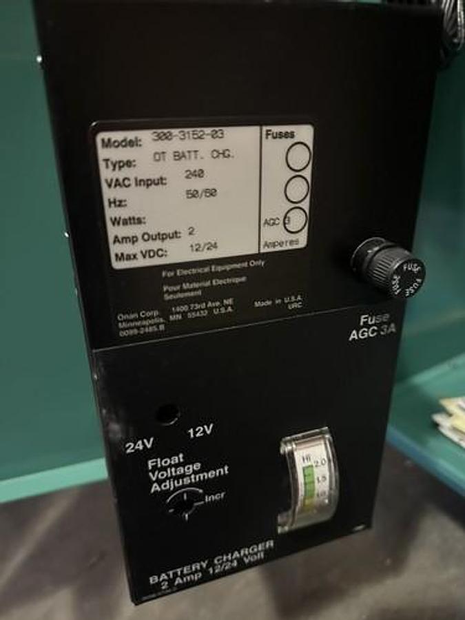 Used 100 AMP ONAN ATS AUTOMATIC TRANSFER SWITCH 240 V 1 PH 3 POLE LTB-4488634