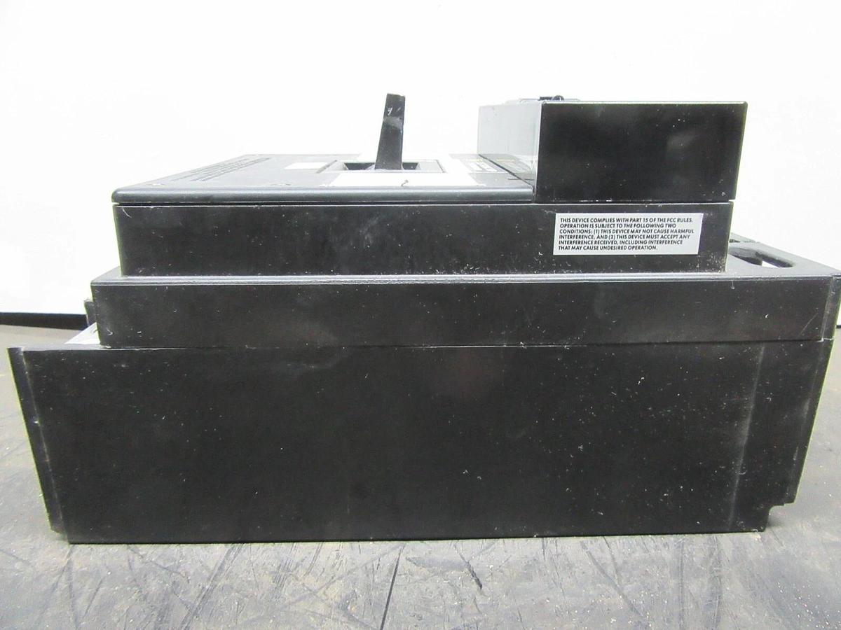 Used SQUARE D CIRCUIT BREAKER LEL36125LS W/ ARP050 250A SENSOR 600 VAC MICROLOGIC LSI