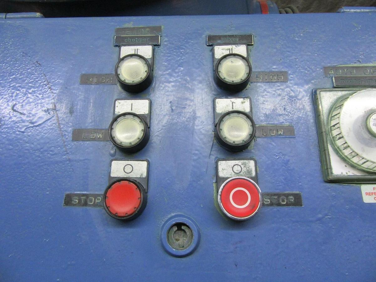 Used 110 L (29 GALLON) DIOSNA UNIVERSAL MIXER / CHOPPER V100 480 VAC 18 AMPS 3 PHASE