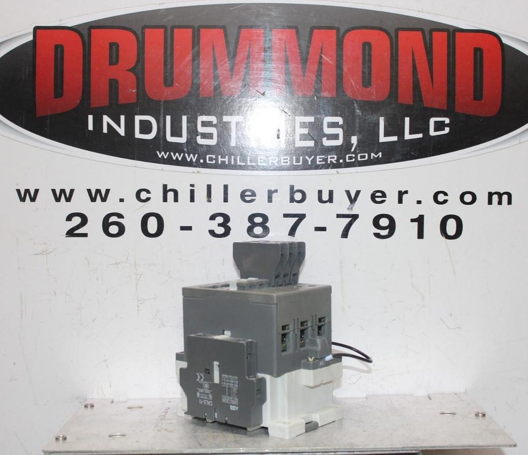 Used ABB CONTACTOR AE75-30 600 VAC 105 AMP 75 HP 3-POLE 3-PHASE COIL: 24 VDC