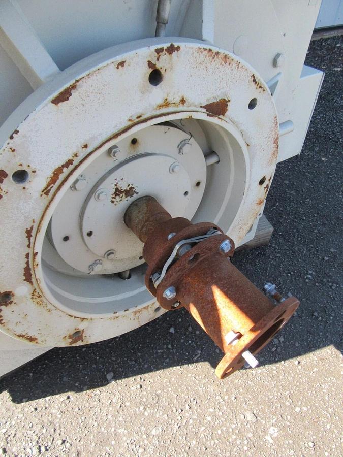 Used 886 HP TECO / YORK INDUCTION MOTOR 4160 V 3 PH 4510 FRAME 3600 RPM 108 FLA 2001