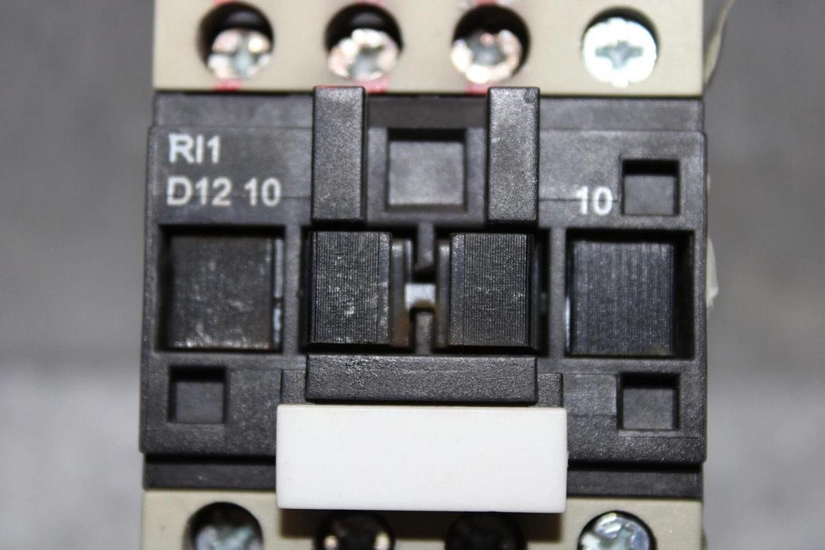 Used RAM INDUSTRIES CONTACTOR RI1D120 25 AMP 600 VAC 3-POLE COIL: 120V