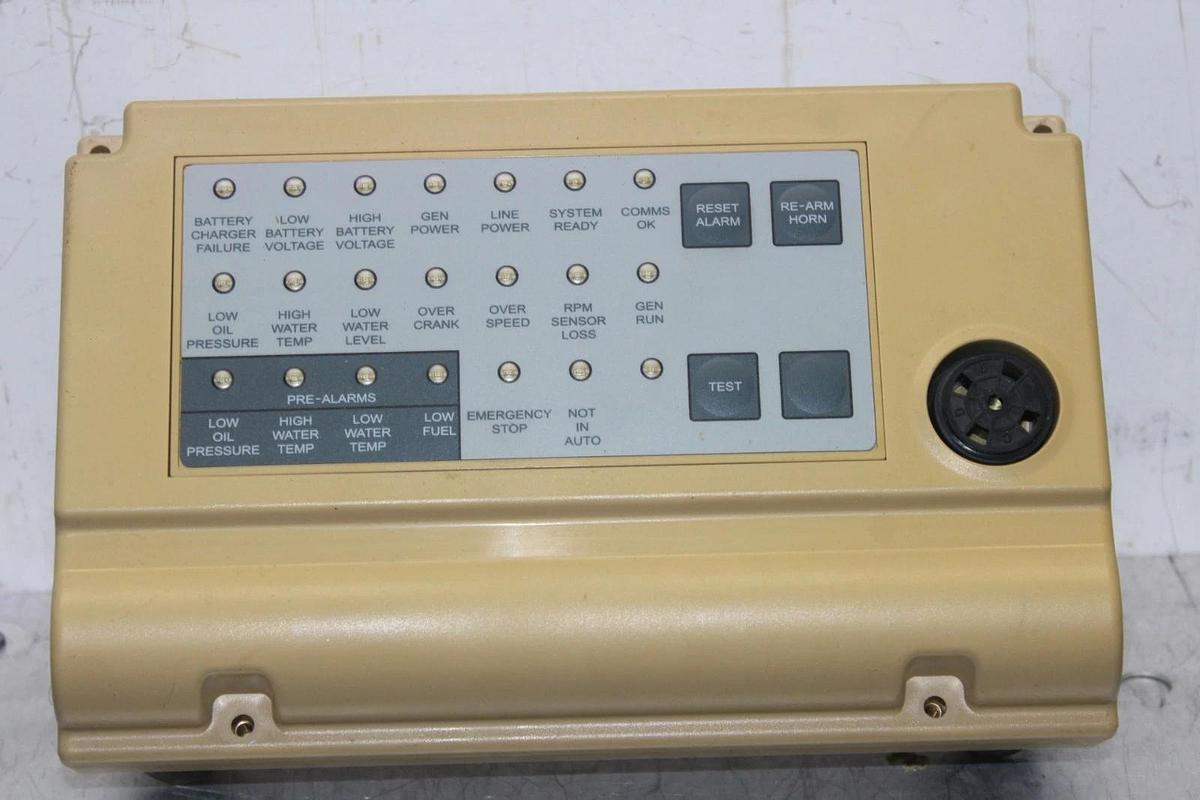 Used GENERAC GENERATOR LIGHT REMOTE ANNUNCIATOR ALARM CONTROL MODULE 0G5719 REV. B
