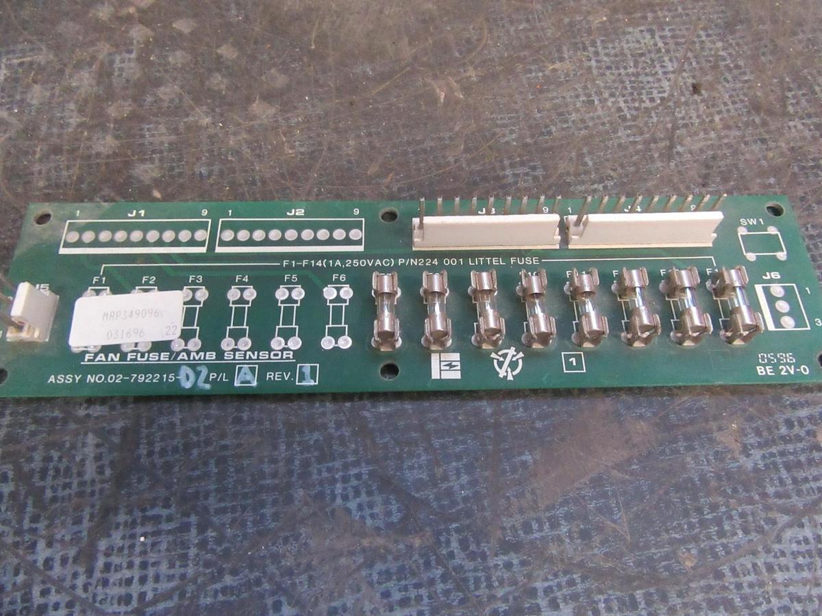 Used LIEBERT EMERSON FAN FUSE / AMB SENSOR 792215-02 REV 4 **WARRANTY INCLUDED**