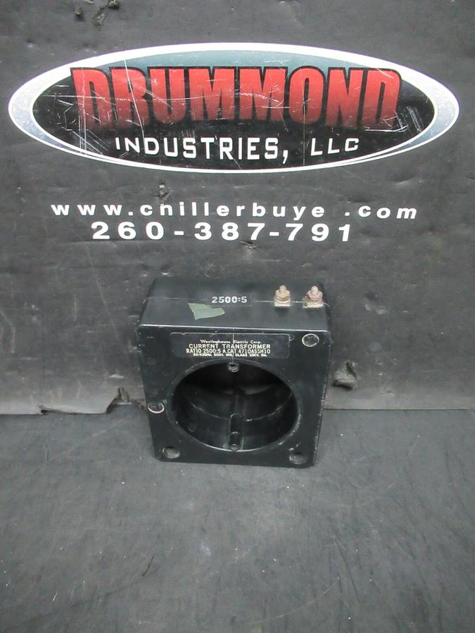 Used WESTINGHOUSE CURRENT TRANSFORMER 4710A55H10 2500:5 50-400 HZ 600 VOLT 10 KV