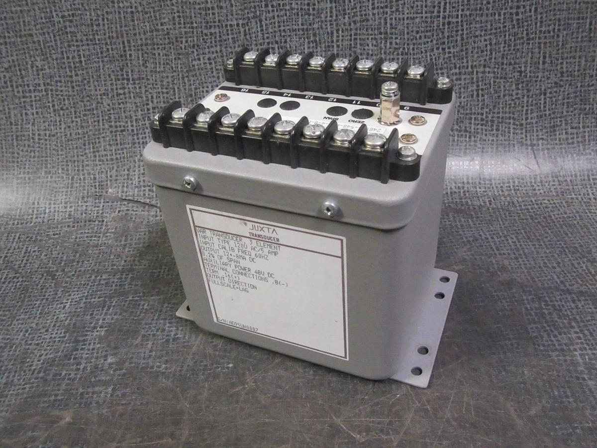 Used YOKOGAWA JUXTA VAR TRANSDUCER 120VAC / 5A 248965-540-AHF-4-0-M 3 ELEMENT
