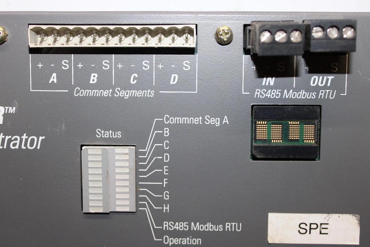 Used GE POWER LEADER MODBUS CONCENTRATOR PLZOOMG01 265VAC 250VDC 20 WATT