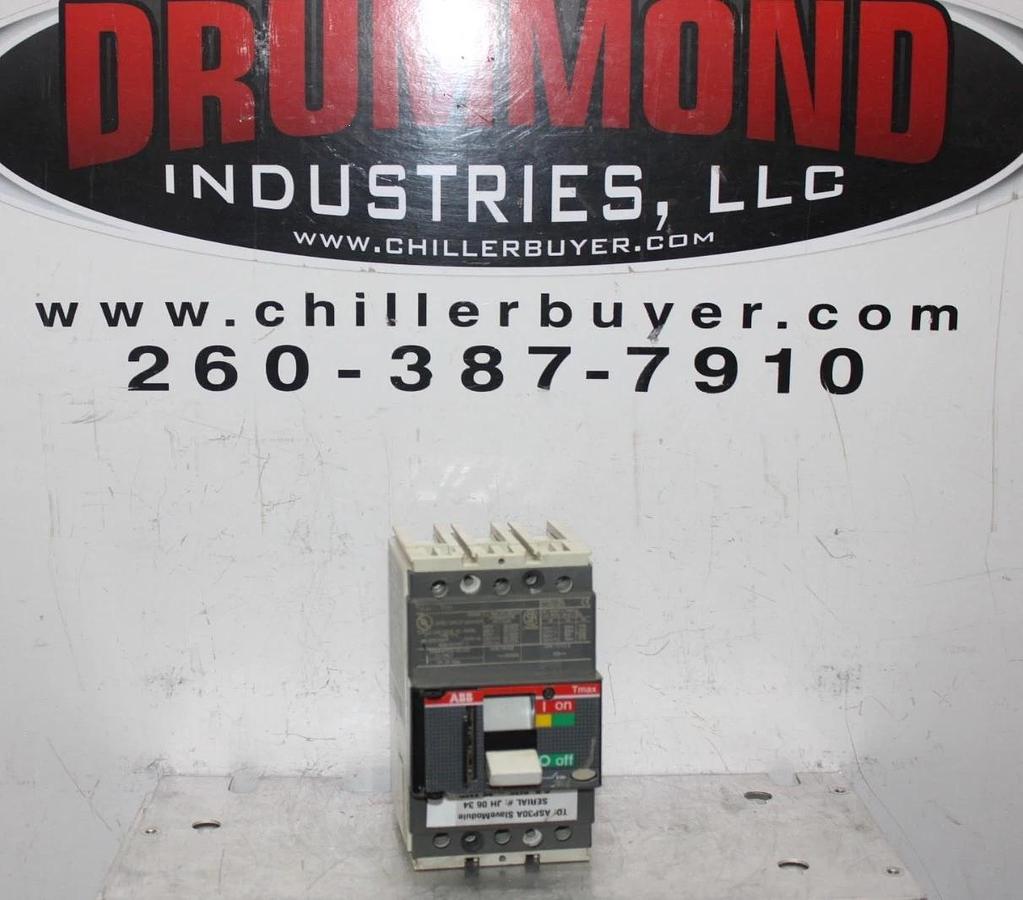 Used ABB CIRCUIT BREAKER T1N TMAX 80 AMP 600 VAC 3-POLE **WARRANTY INCLUDED**
