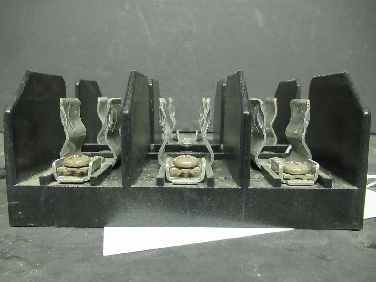 Used MARATHON FUSE HOLDER 6J30A3SP FOR 30 AMP 600 V CLASS J FUSES **WARRANTY**
