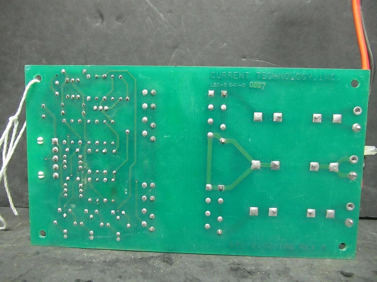 CURRENT TECHNOLOGY INDICATOR BOARD 600-0142-003 600-0142-100 REV. A **WARRANTY**