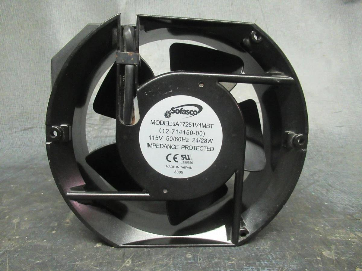 Used SOFASCO FAN sA17251V1MBT 115V 50/60HZ 24/28W **WARRANTY INCLUDED**