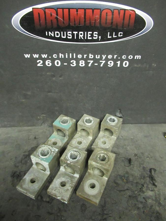 Used (6) QTY ILSCO TA-600 1 (SINGLE) BARREL MECHANICAL CONNECTOR LUG TAP 600 MCM - 2