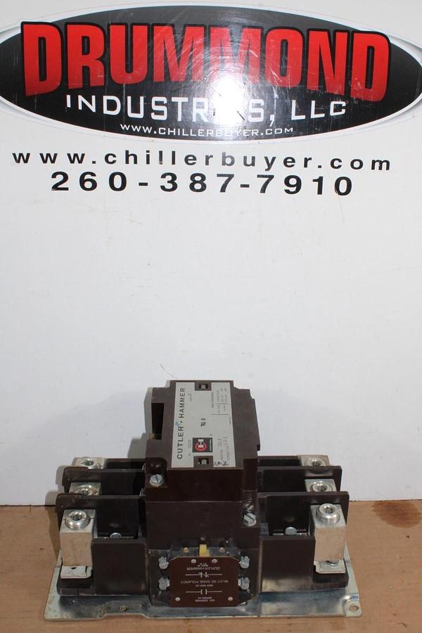 Used CUTLER HAMMER CONTACTOR C832LN1 350 AMP 600 VOLT 3-PHASE COIL: 120V **WARRANTY**