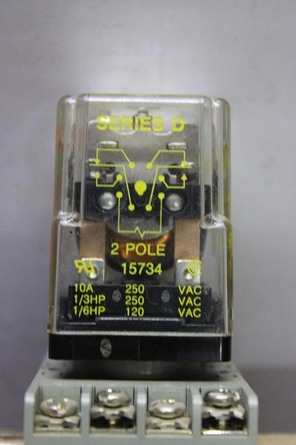 Used SQUARE D RELAY KP12V20 120 VOLT 2-POLE 50/60 HZ **WARRANTY INCLUDED**