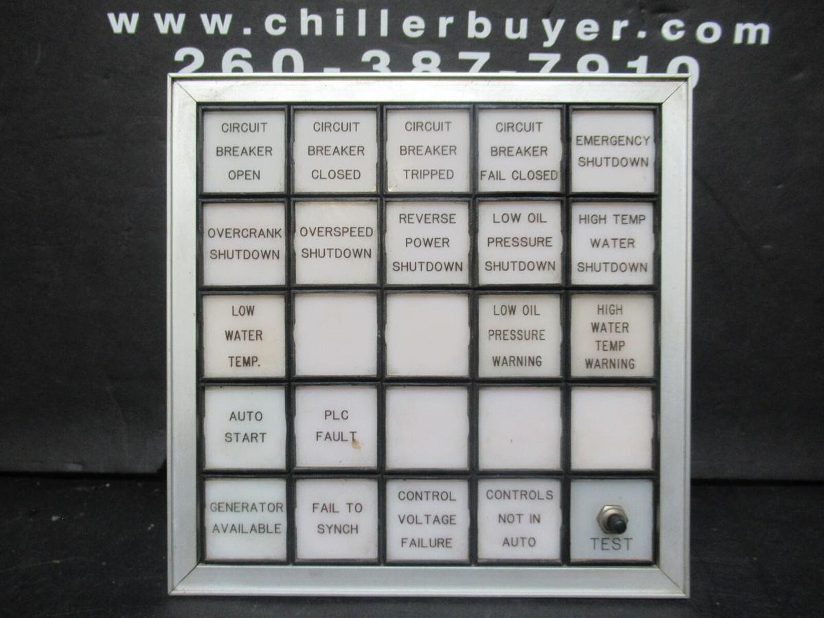 Used RONAN ENGINEERING DISPLAY LB5500 ANNUNCIATOR FAULT LOCATOR 24 VDC 0.5 AMP