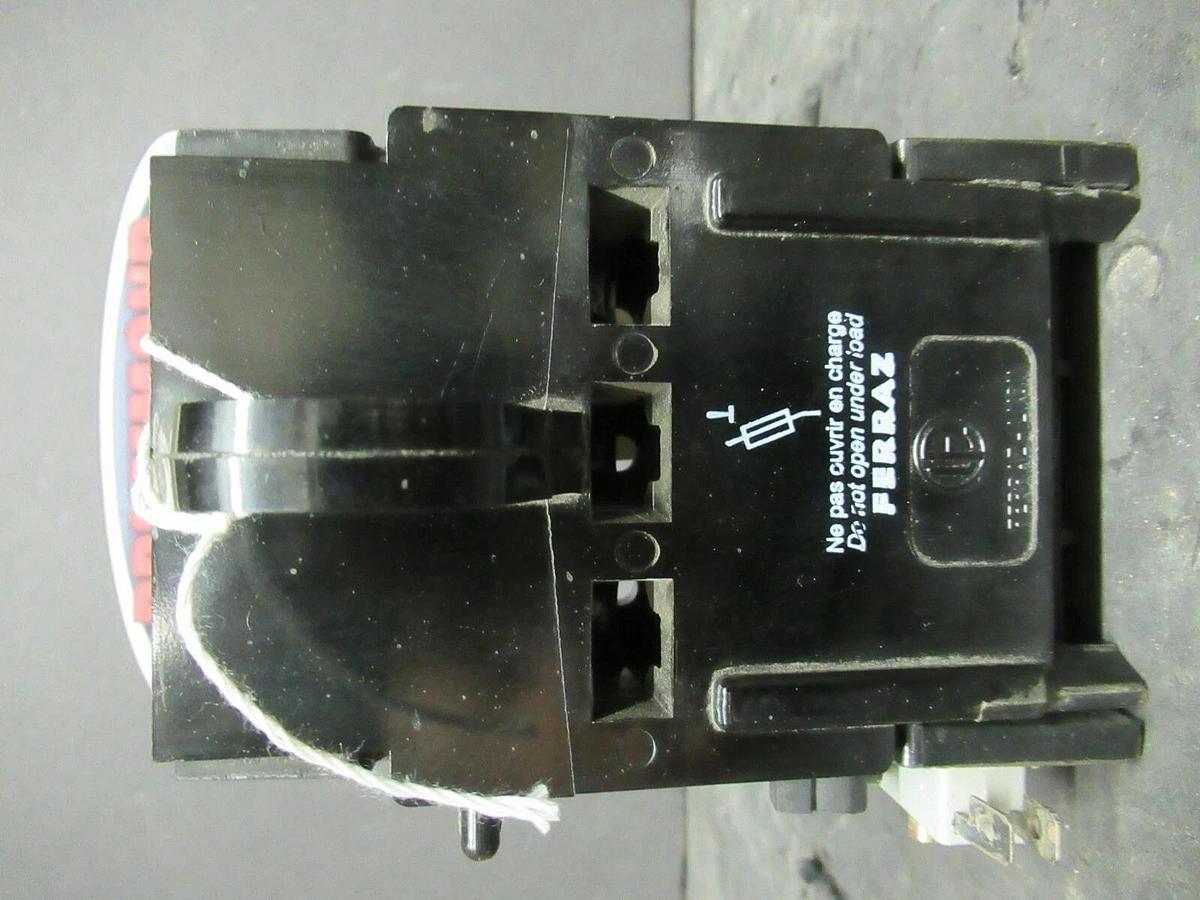 Used FERRAZ FUSE HOLDER FH-0001 600 VOLT 50 AMP