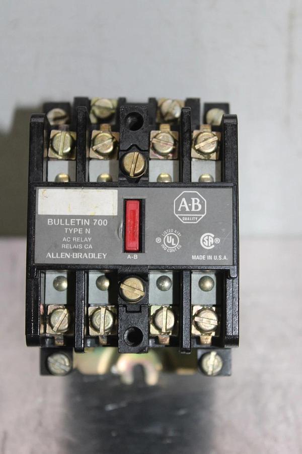 Used ALLEN BRADLEY RELAY 700-N400A1 300 VOLT 5 AMP **WARRANTY INCLUDED**