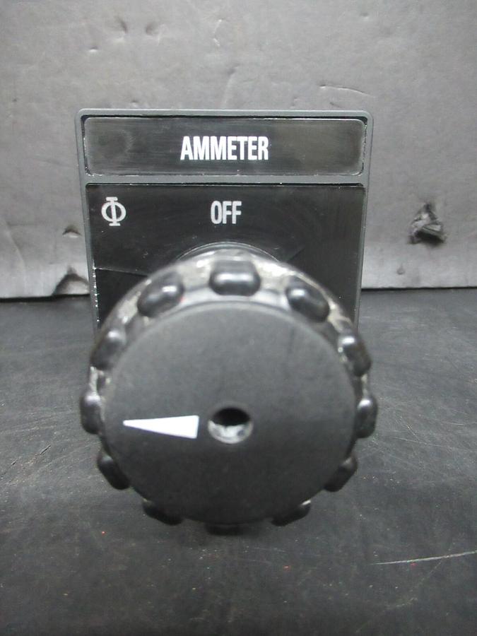 Used KRAUS + NAIMER ROTARY SWITCH A11 3 PHASE 600 VAC 10 AMP 1 HP L74149/003 AMS