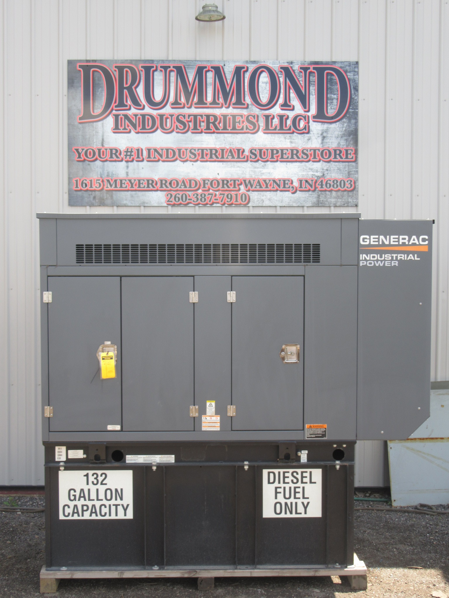 30 KW DIESEL GENERATOR GENERAC 120/240V  BRAND NEW SOUND ENCLOSED VIDEO 