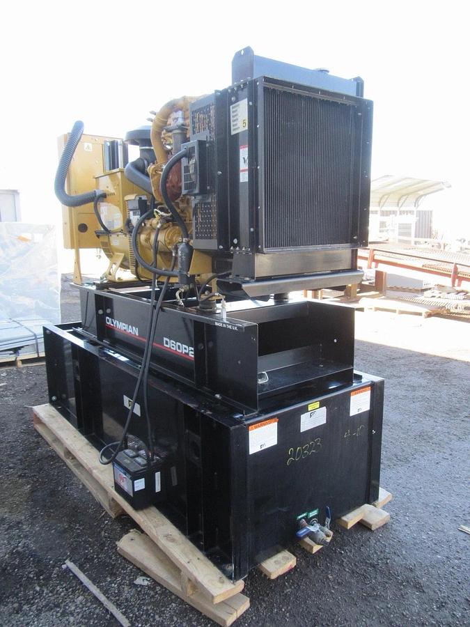 Used 60 KW DIESEL GENERATOR OLYMPIAN 120/240V CAT PERKINS 564 HRS VIDEO WE SHIP!