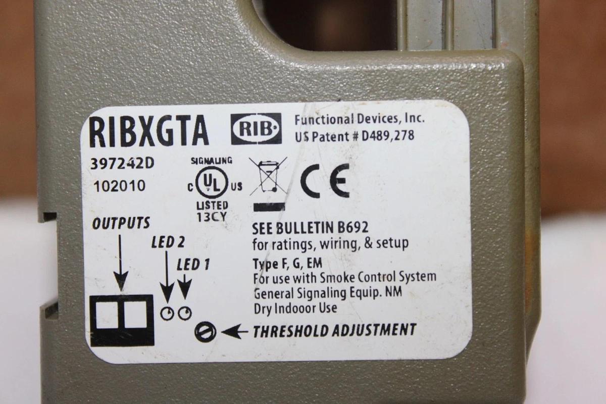 Used RIB FUNCTIONAL DEVICES CURRENT SENSOR RIBXGTA **WARRANTY INCLUDED**