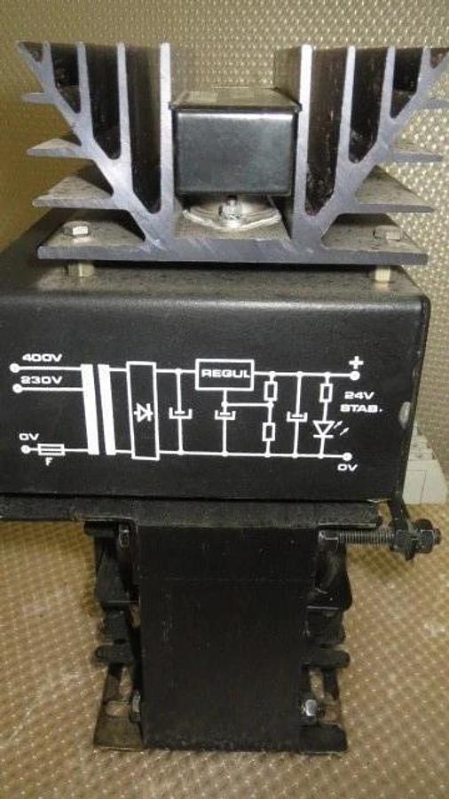 Used LUTZE TRANSFORMER STAB NGS-24V/10AMP POWER SUPPLY 721634