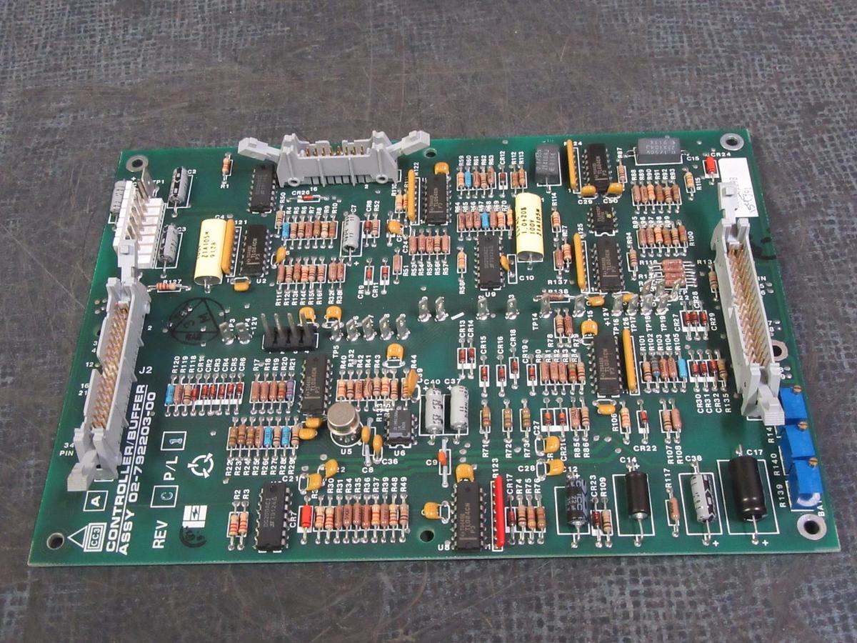 Used EMERSON / LIEBERT CONTROLLER BUFFER CIRCUIT BOARD  MODEL: 02-792203-00 REV C