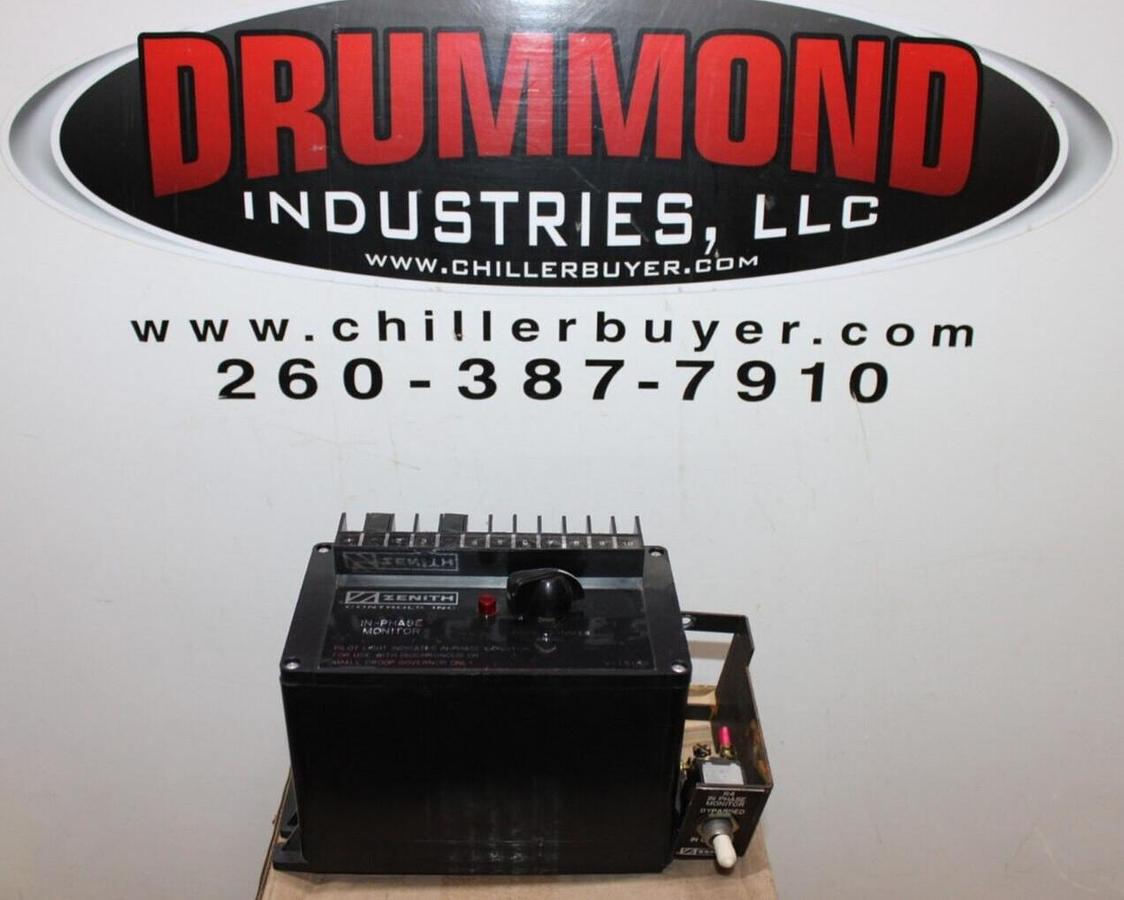 Used ZENITH CONTROLS IN-PHASE MONITOR R43 W/ BYPASS SWITCH **WARRANTY**