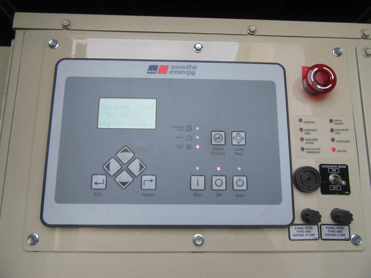 Used 50 KW DIESEL GENERATOR MTU 120/240 V  JOHN DEERE SOUND ENCLOSED 355 HRS  VIDEO