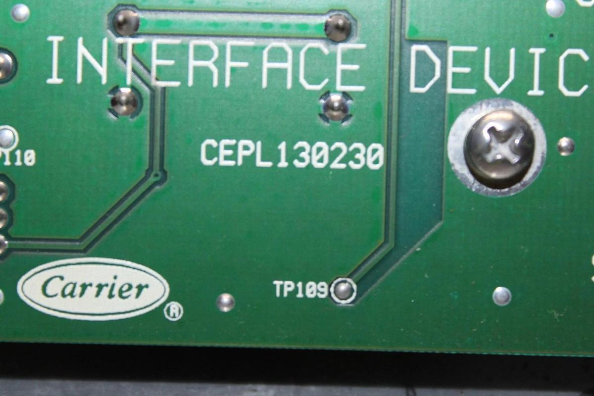 Used CARRIER COMFORT NETWORK CHILLER DISPLAY CEPL130230-01 CESO130036-00