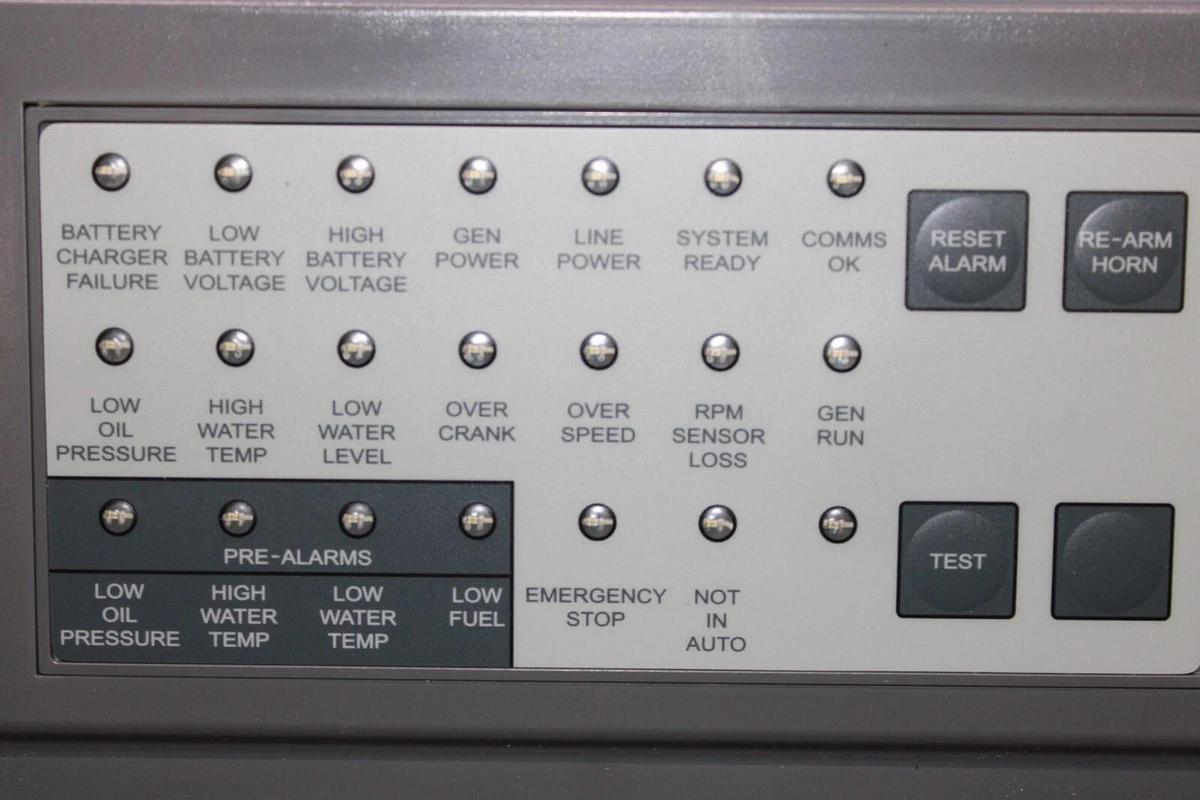 GENERAC 21-LIGHT REMOTE ANNUNCIATOR G005465-0 0G5721 REV. D **NEW**