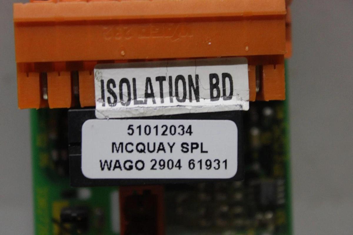 Used MCQUAY MICROTECH II ISOLATION CIRCUIT BOARD 3302726 51012034 **WARRANNTY**