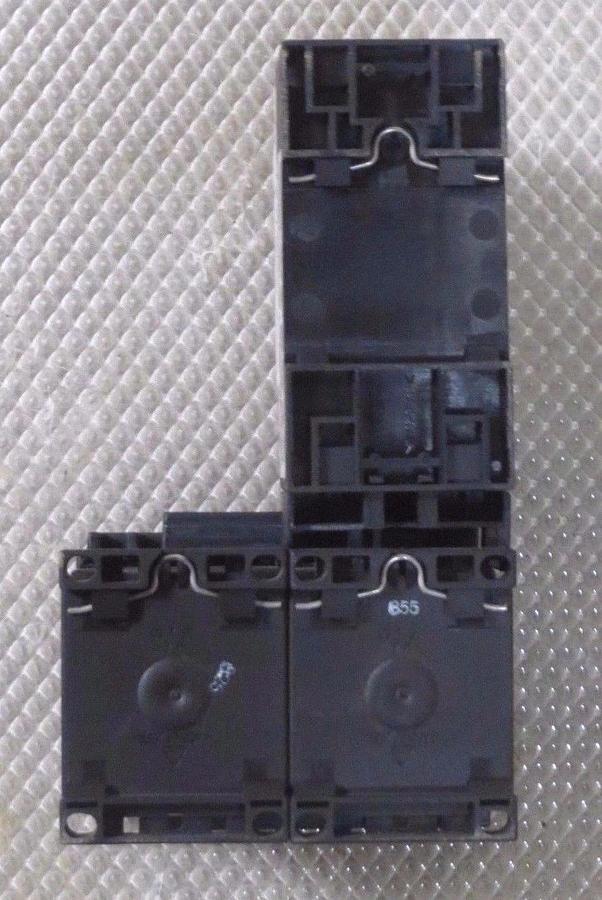 Used SIEMENS SIRIUS MOTOR START SET 1.8-2.5 AMP # 3RV1011-1CA15 W/ 3RT1016-1BB42 X 2