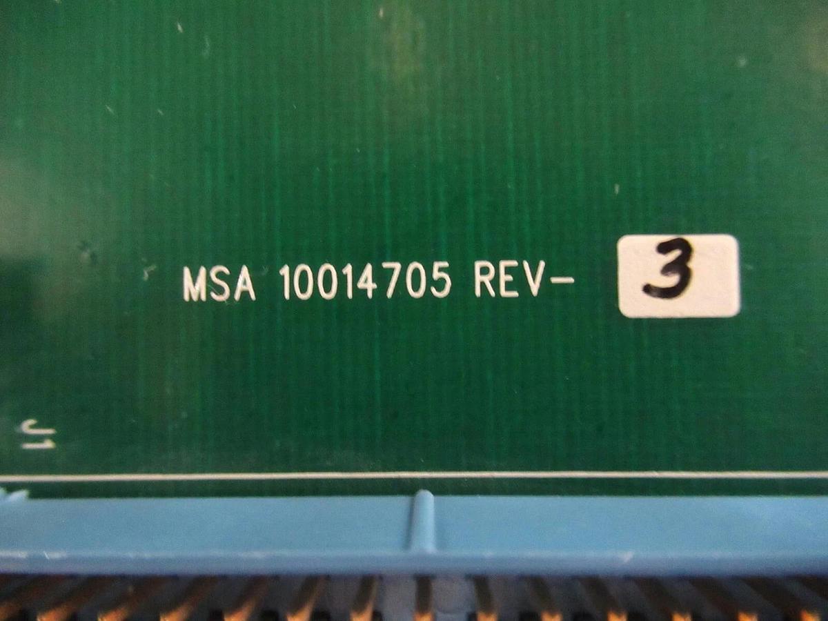 Used MSA DISPLAY CIRCUIT BOARD 10014705 REV 3 **30 DAY WARRANTY INCLUDED!**