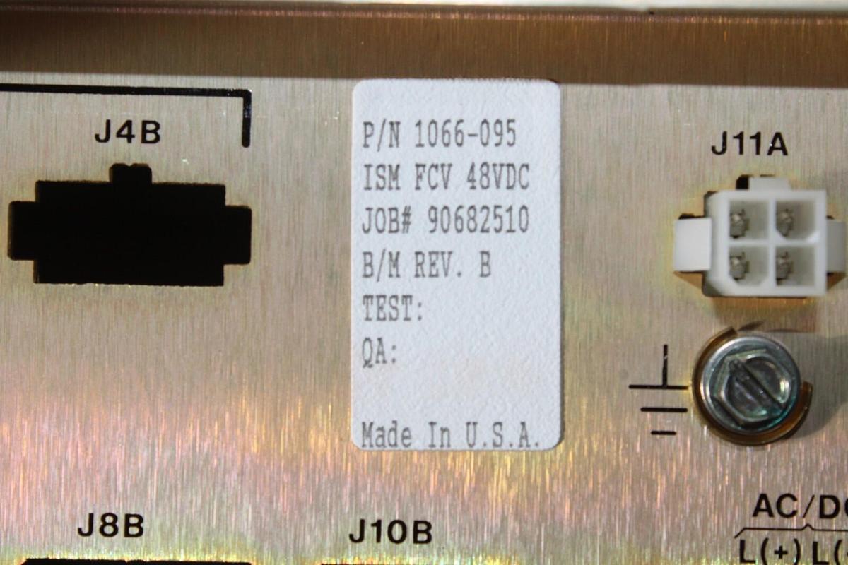 Used RIS FCV POWER SUPPLY ISM-FCV FIELD CONTACT VOLTAGE POWER SUPPLY 48 VDC 100 WATT